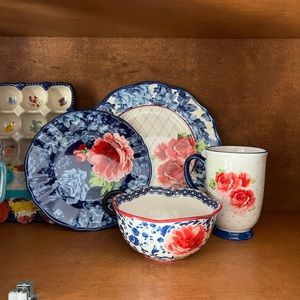 Pioneer Woman RARE collection 12 place Heritage Floral EXTRAS